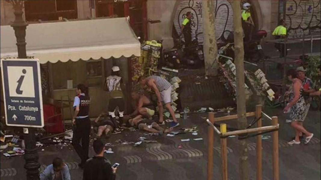 13 Injured In Accidental Car Crash Near Barcelona Football Stadium 13 Injured In Accidental Car Crash Near Barcelona Football Stadium