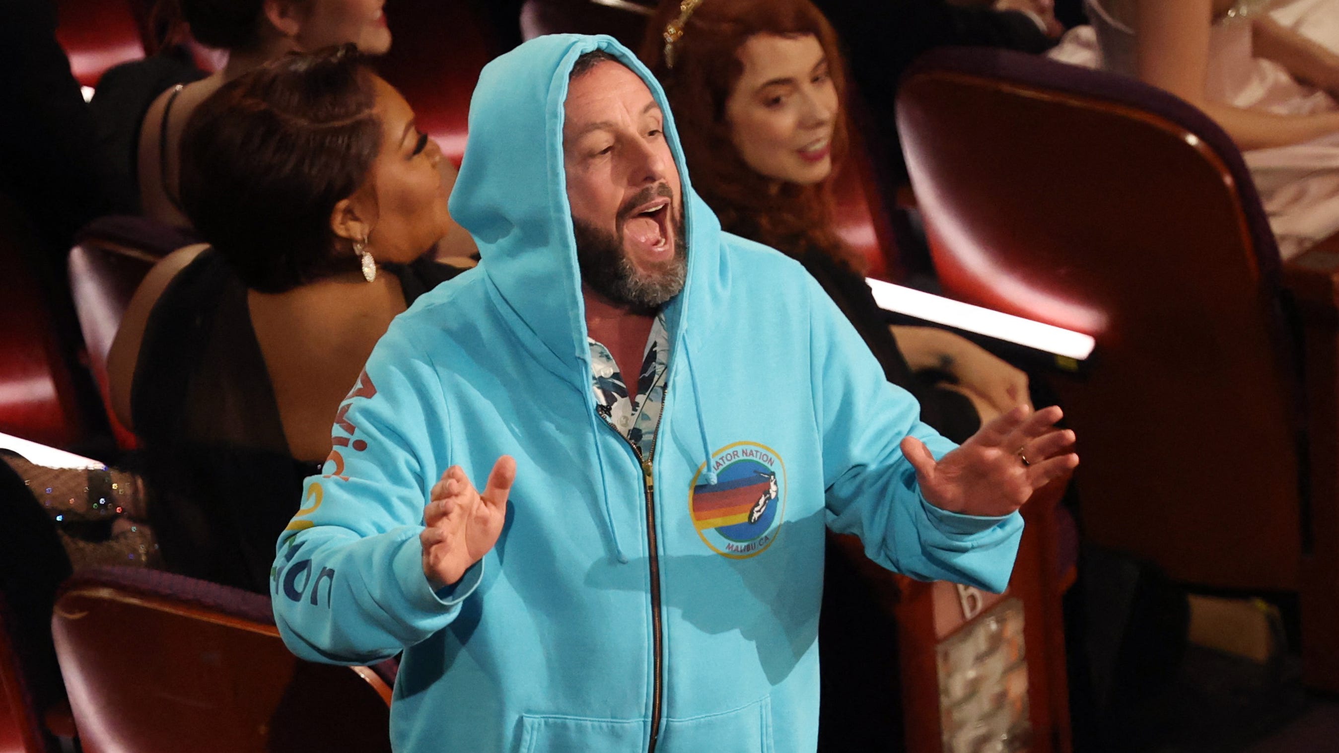 Adam Sandler's Oscars 2025 Appearance: The Outfit, The Hug, And The Inside Joke Adam Sandler's Oscars 2025 Appearance: The Outfit, The Hug, And The Inside Joke