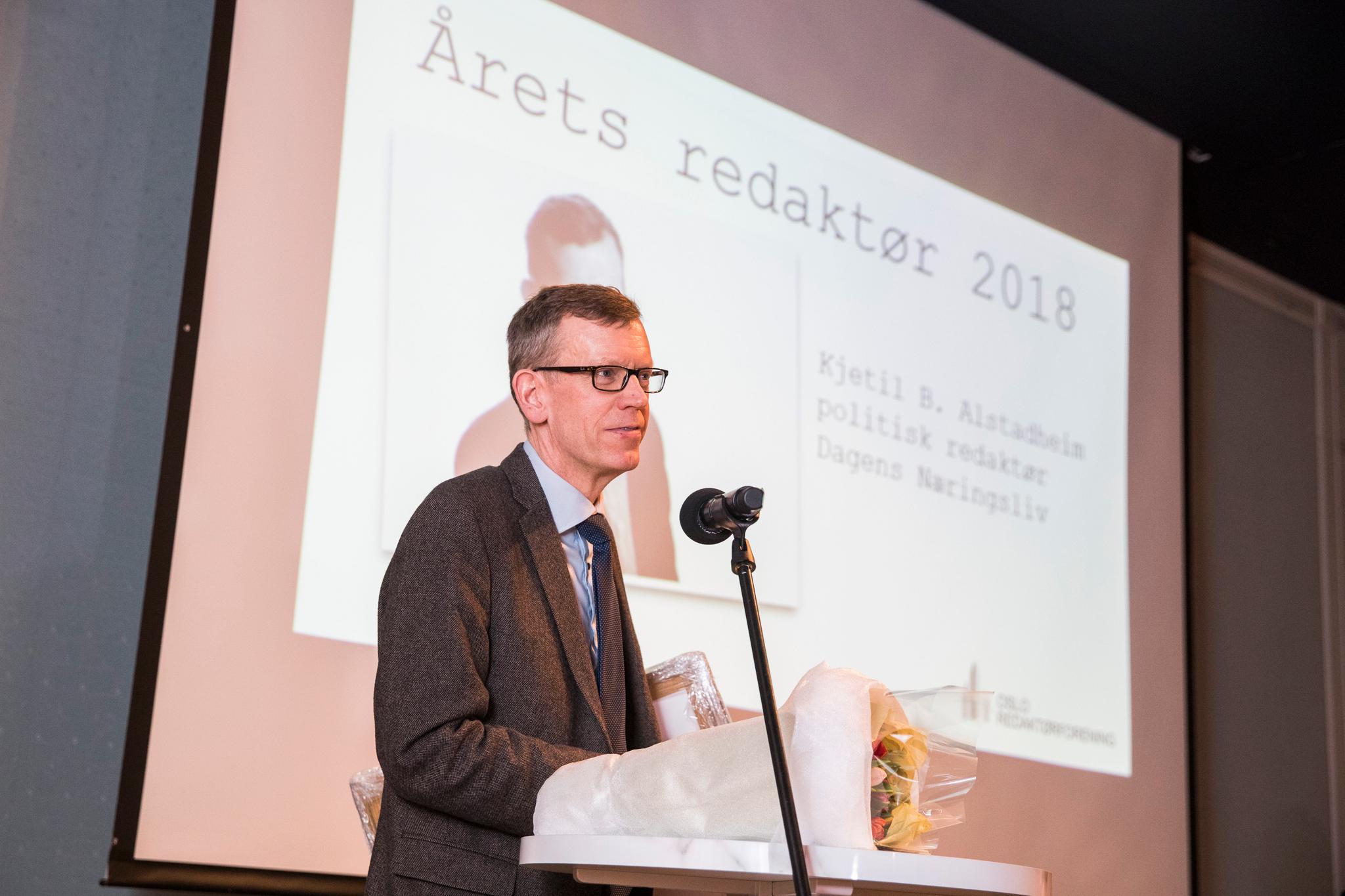 Aftenposten: Topp Hedret Redaktør Aftenposten: Topp Hedret Redaktør