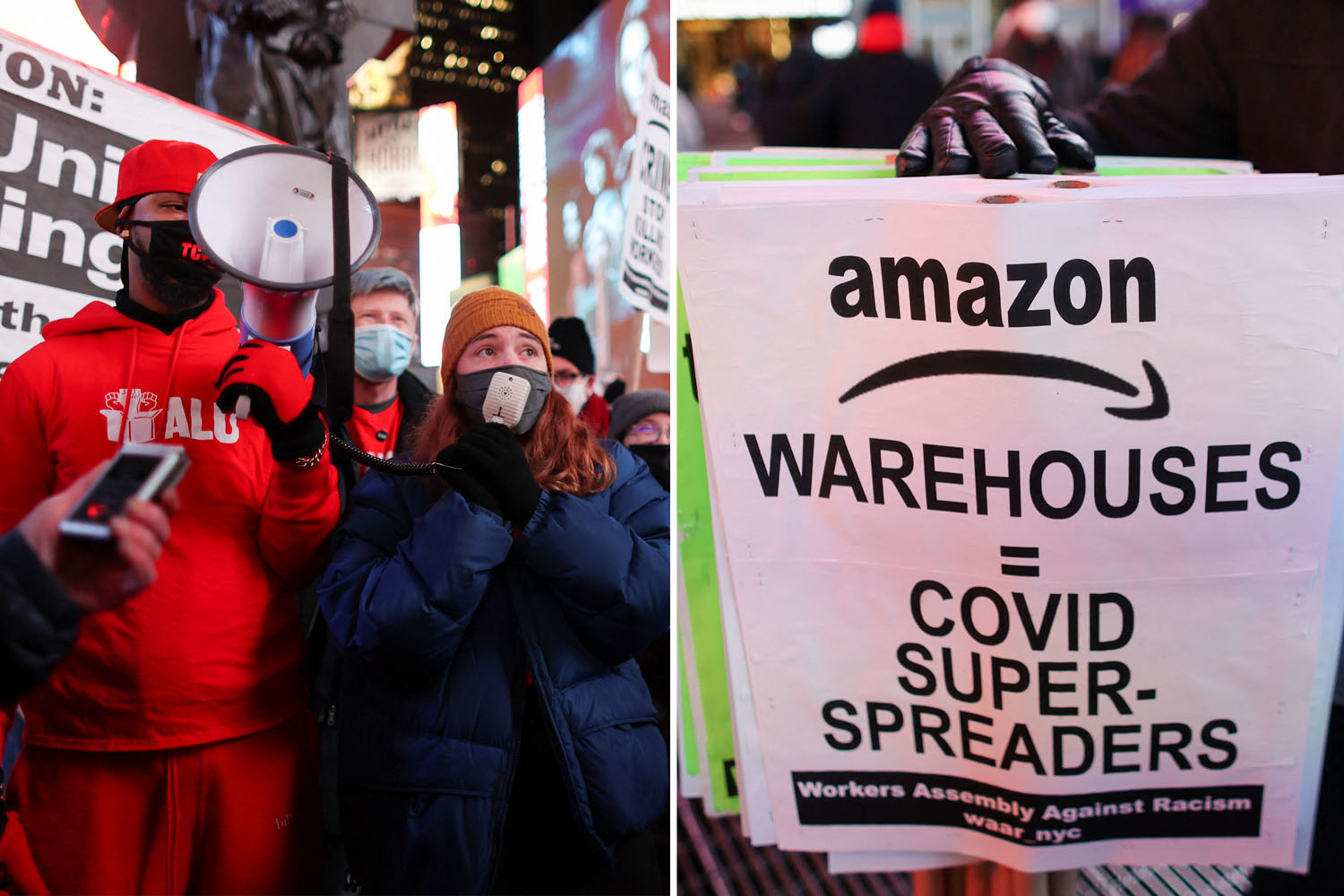 Amazon Workers' Union Fights Warehouse Closure In Quebec Amazon Workers' Union Fights Warehouse Closure In Quebec