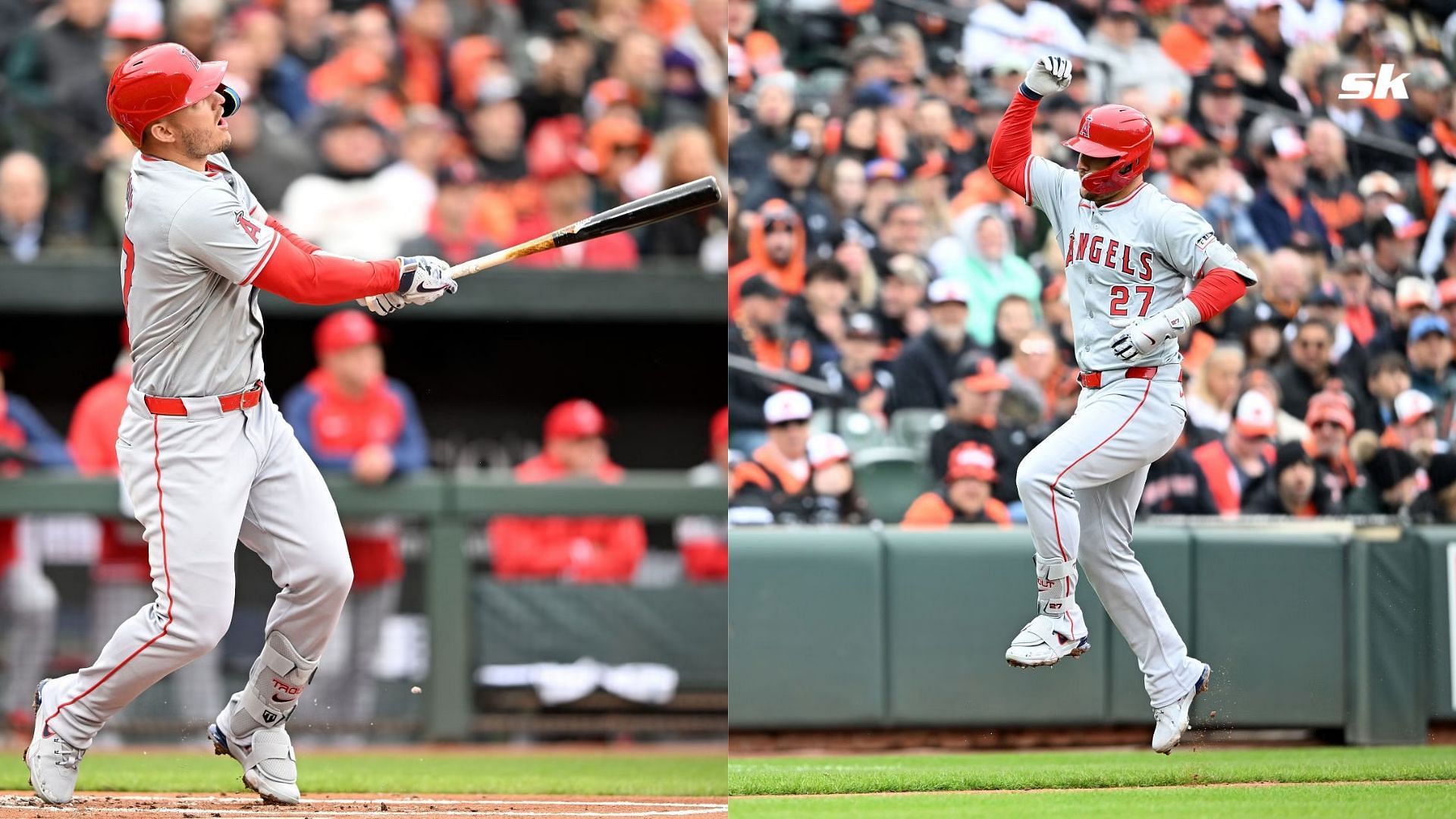 Angels Fall To Giants Despite Mike Trout's Two Home Runs Angels Fall To Giants Despite Mike Trout's Two Home Runs