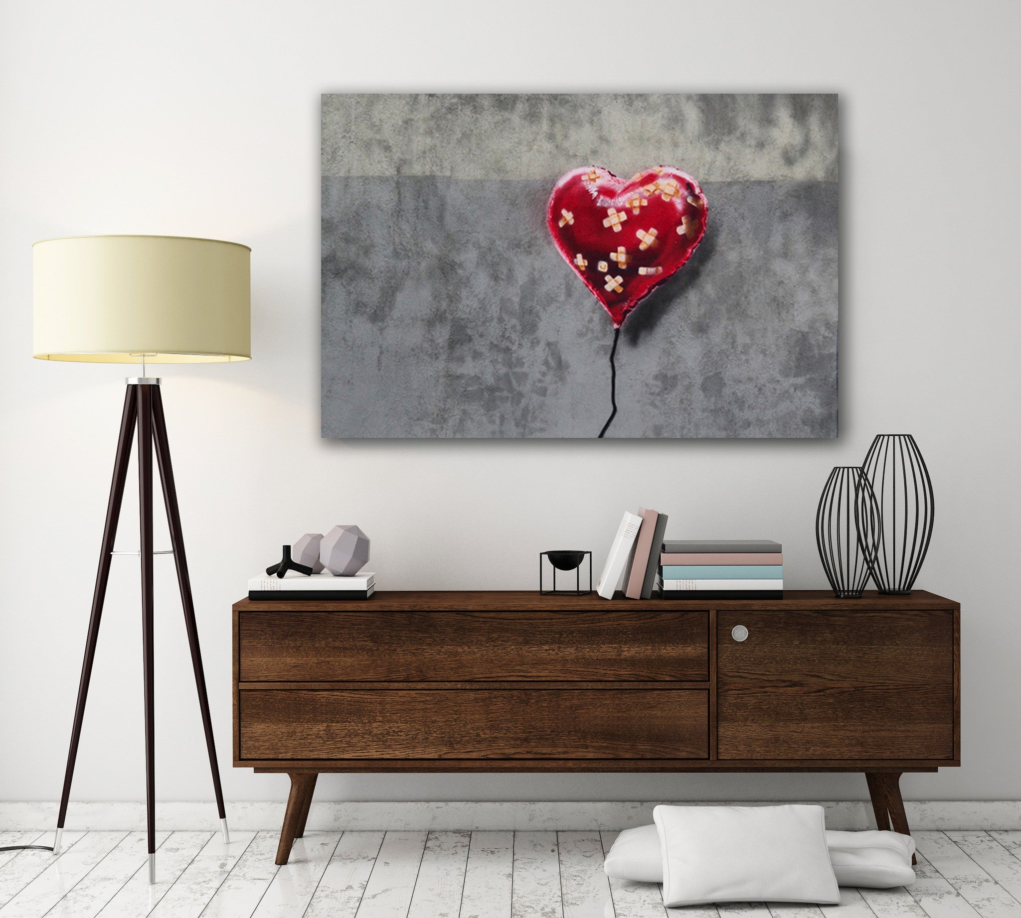 Banksy Broken Heart Artwork To Be Auctioned