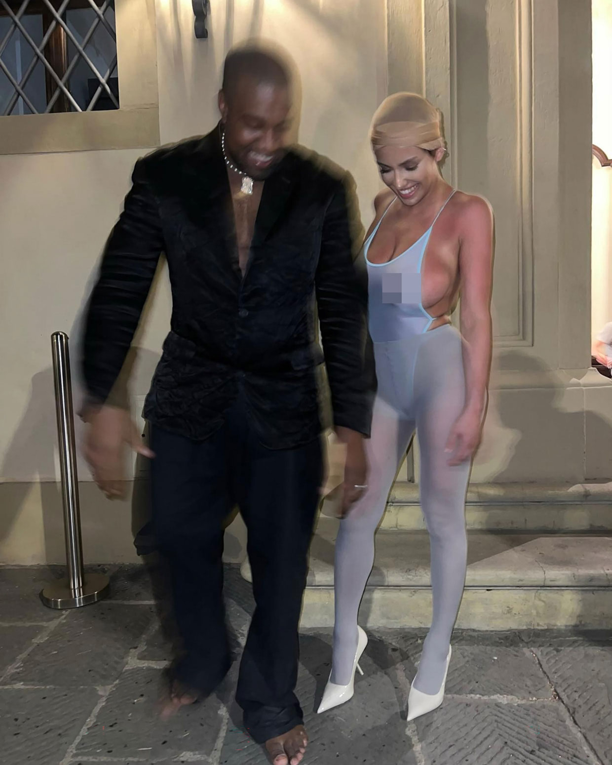 Bianca Censori Spotted Rollerblading In Italy Without Kanye West Bianca Censori Spotted Rollerblading In Italy Without Kanye West