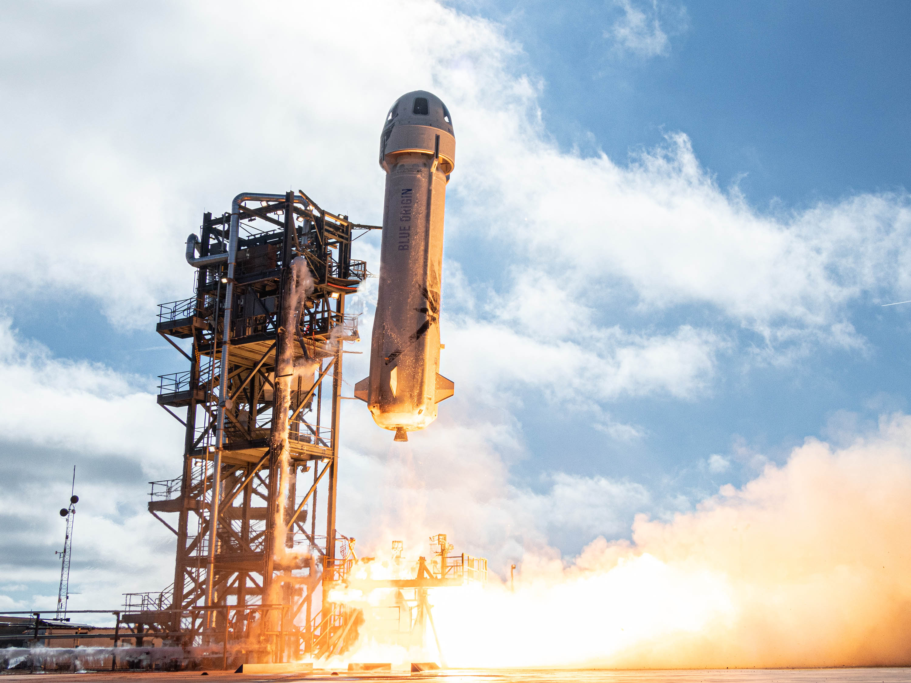 Blue Origin Rocket Launch Abruptly Halted: Subsystem Malfunction Blue Origin Rocket Launch Abruptly Halted: Subsystem Malfunction