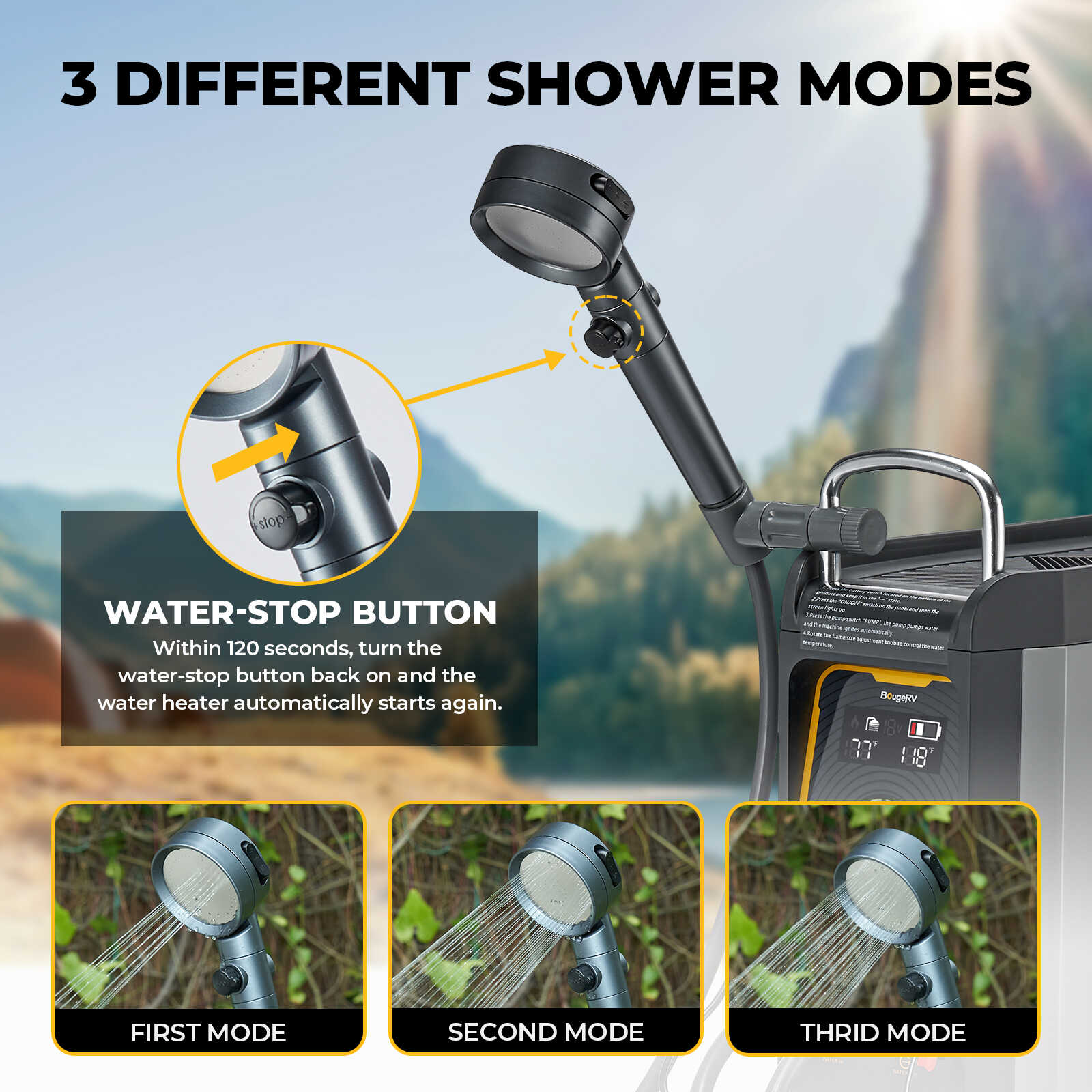 BougeRV Water Heater Review: Hot Showers On The Go BougeRV Water Heater Review: Hot Showers On The Go
