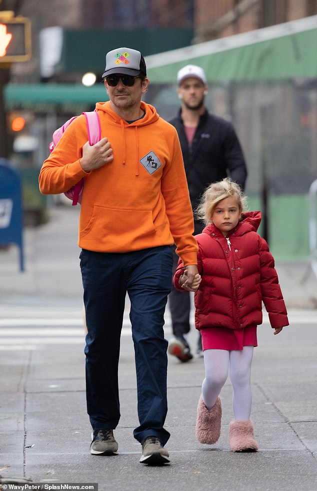 Bradley Cooper's Daughter Lea, 7, Twins With Dad In Green Jackets At Super Bowl Bradley Cooper's Daughter Lea, 7, Twins With Dad In Green Jackets At Super Bowl