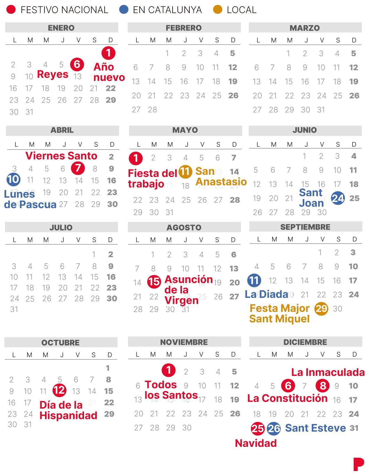 Calendario Laboral 2024: El Lunes 21 De Abril, Festivo Para Millones De Españoles Calendario Laboral 2024: El Lunes 21 De Abril, Festivo Para Millones De Españoles