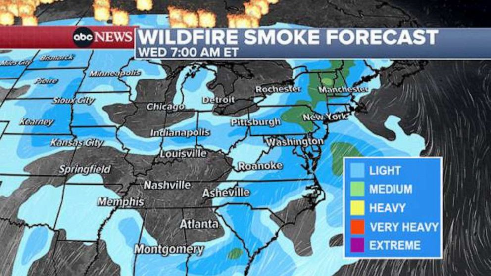 Canadian Wildfire Smoke Blankets US States Amidst Unprecedented Evacuations Canadian Wildfire Smoke Blankets US States Amidst Unprecedented Evacuations