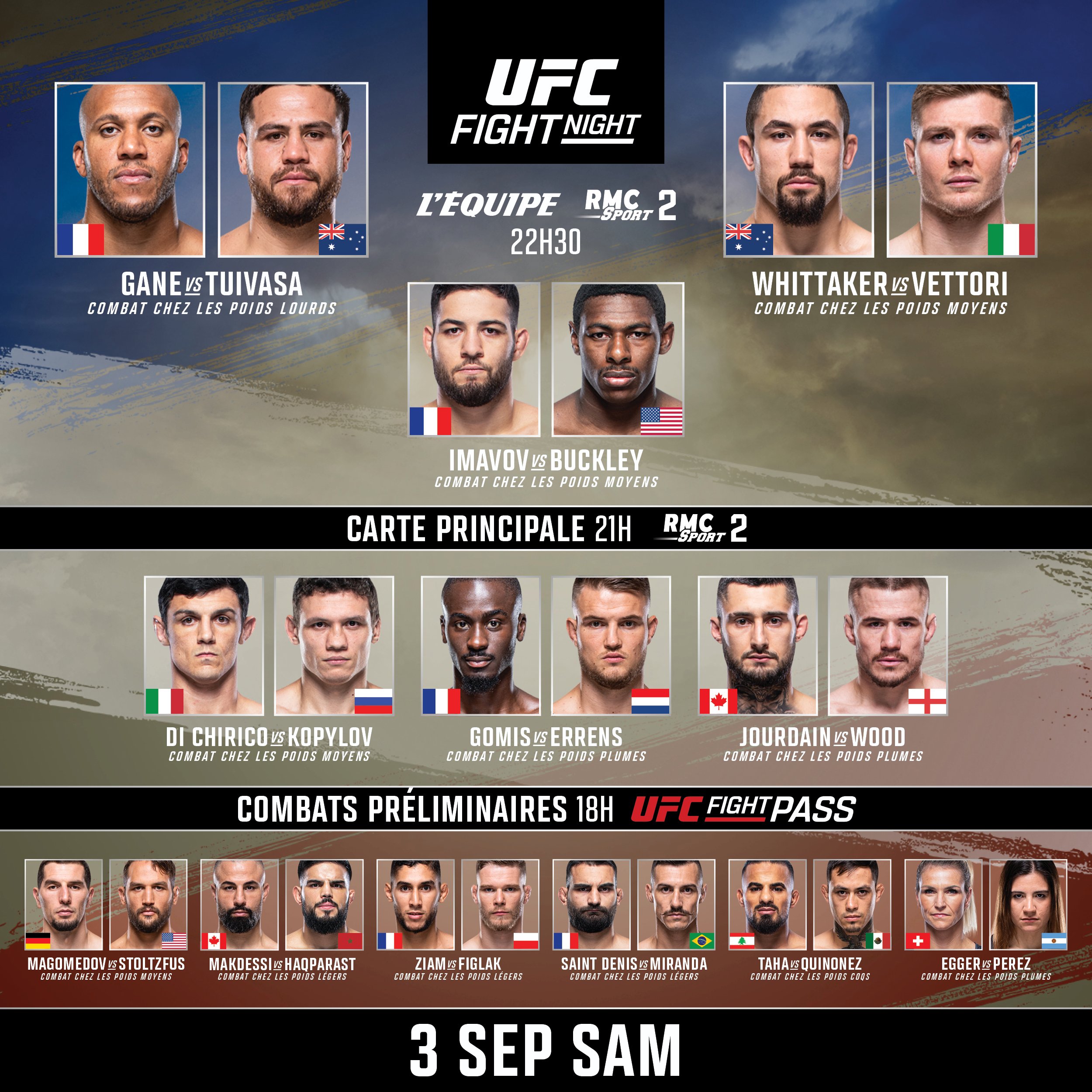 Carte De Combat UFC Des Moines Mise À Jour: Sidey Et Robertson (Canada) Présents Carte De Combat UFC Des Moines Mise À Jour: Sidey Et Robertson (Canada) Présents