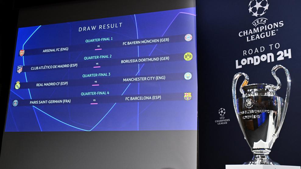 Champions League Semi-Final Draw: Barcelona, Inter, Arsenal, PSG Fixtures & Dates Champions League Semi-Final Draw: Barcelona, Inter, Arsenal, PSG Fixtures & Dates