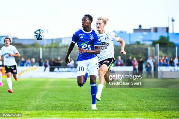 Chelsea Eye Strasbourg Striker Emanuel Emegha Chelsea Eye Strasbourg Striker Emanuel Emegha