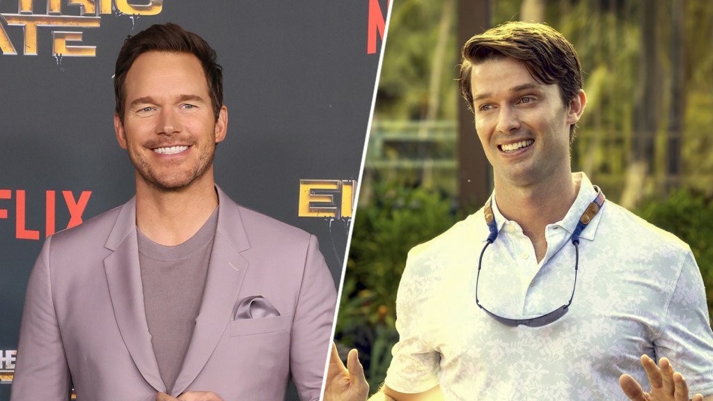 Chris Pratt Comments On Patrick Schwarzenegger's White Lotus Nude Scene Chris Pratt Comments On Patrick Schwarzenegger's White Lotus Nude Scene