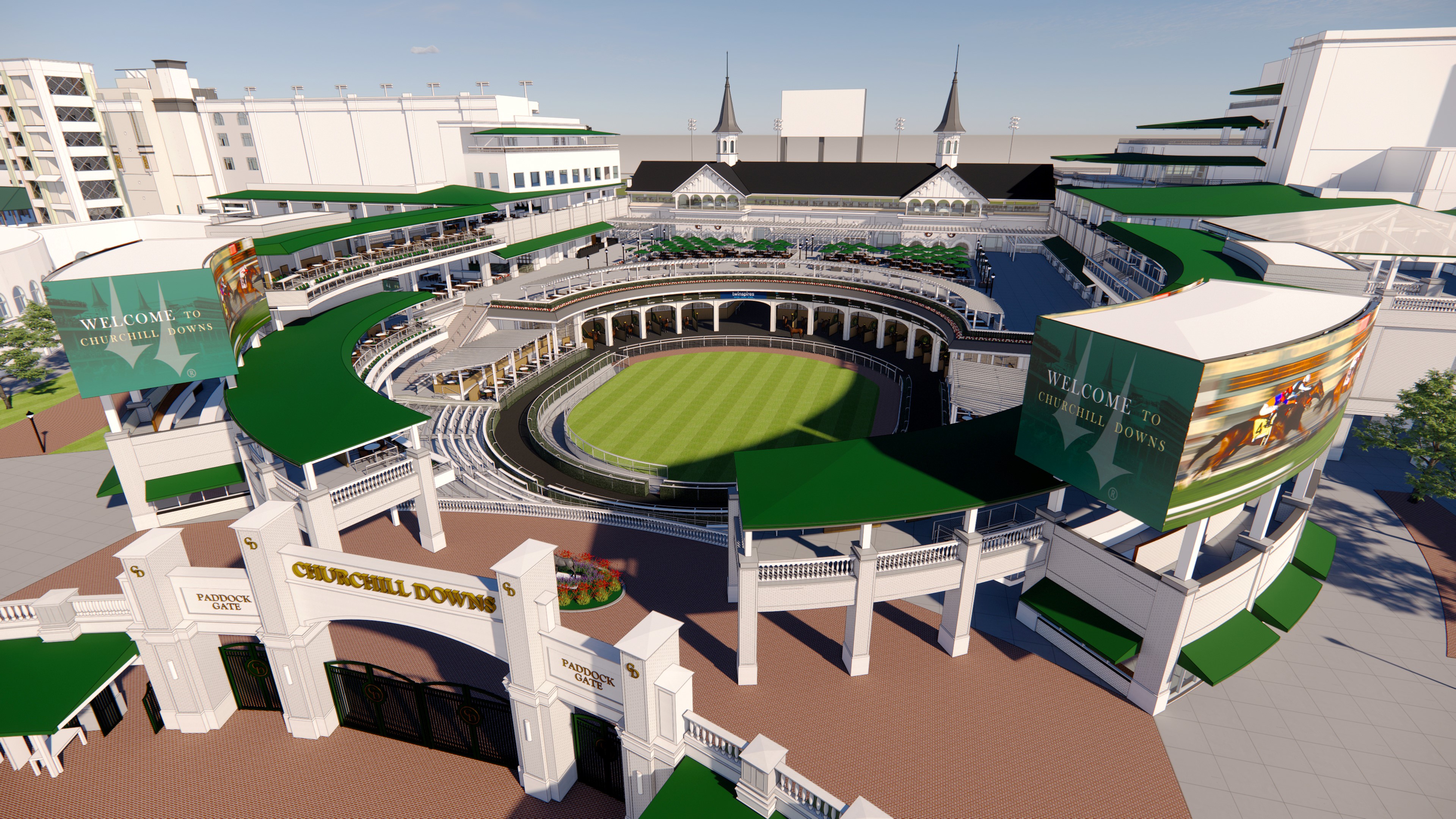 Churchill Downs Renovations: Kentucky Derby Preparations In Full Swing Churchill Downs Renovations: Kentucky Derby Preparations In Full Swing