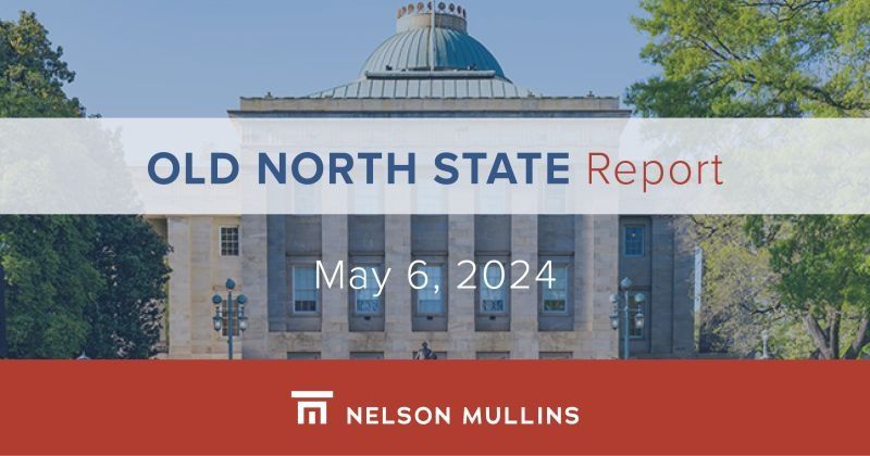 Comprehensive Old North State Report For May 9, 2025 Comprehensive Old North State Report For May 9, 2025