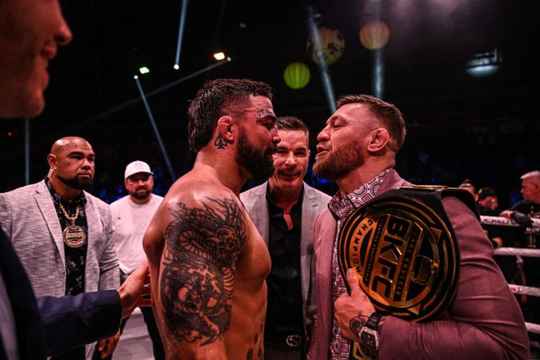 Conor McGregor's BKFC Jose Aldo Press Conference Recreation: A Viral Moment Conor McGregor's BKFC Jose Aldo Press Conference Recreation: A Viral Moment