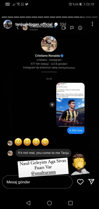 Cristiano Ronaldo'nun Fenerbahçe'ye Olası Transferi: Beklenmedik Gelişmeler Cristiano Ronaldo'nun Fenerbahçe'ye Olası Transferi: Beklenmedik Gelişmeler