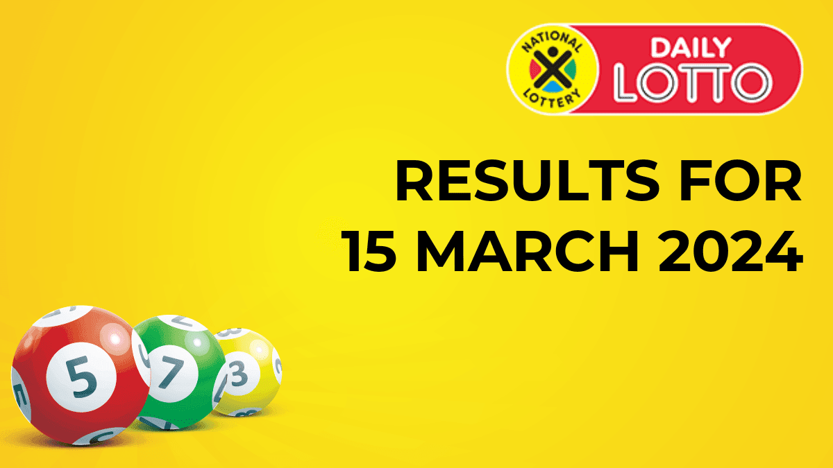 Daily Lotto Results For Tuesday 15th April 2025 Daily Lotto Results For Tuesday 15th April 2025