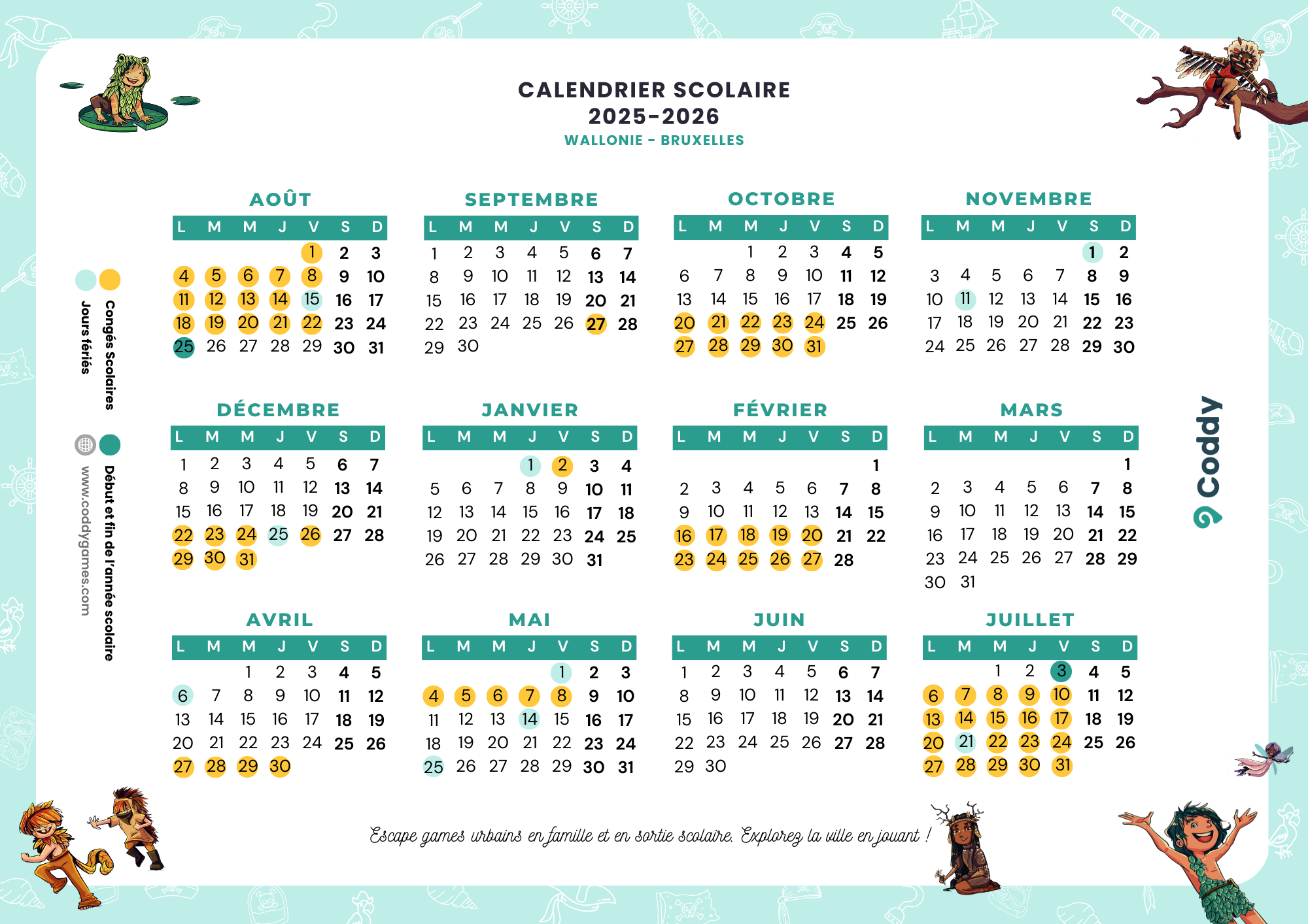 Dates Des Congés Scolaires 2025 En Fédération Wallonie-Bruxelles: Préparez Vos Vacances De Détente Dates Des Congés Scolaires 2025 En Fédération Wallonie-Bruxelles: Préparez Vos Vacances De Détente