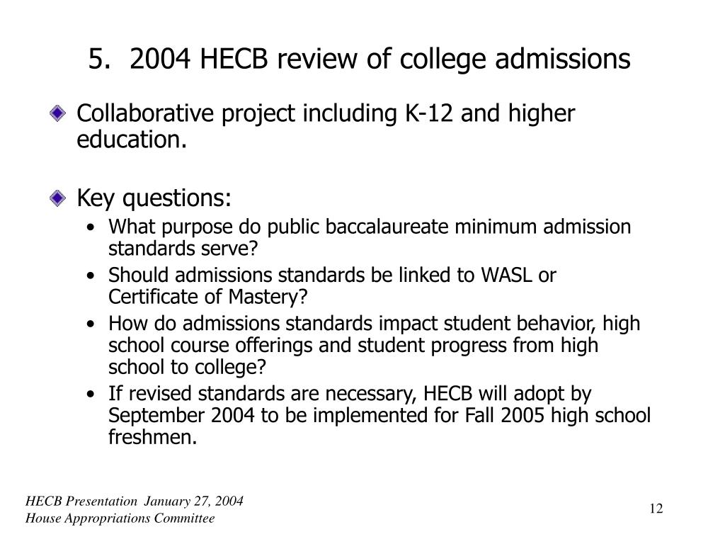 Debate On College Admissions Standards And Diversity Policies: A Critical Analysis Debate On College Admissions Standards And Diversity Policies: A Critical Analysis