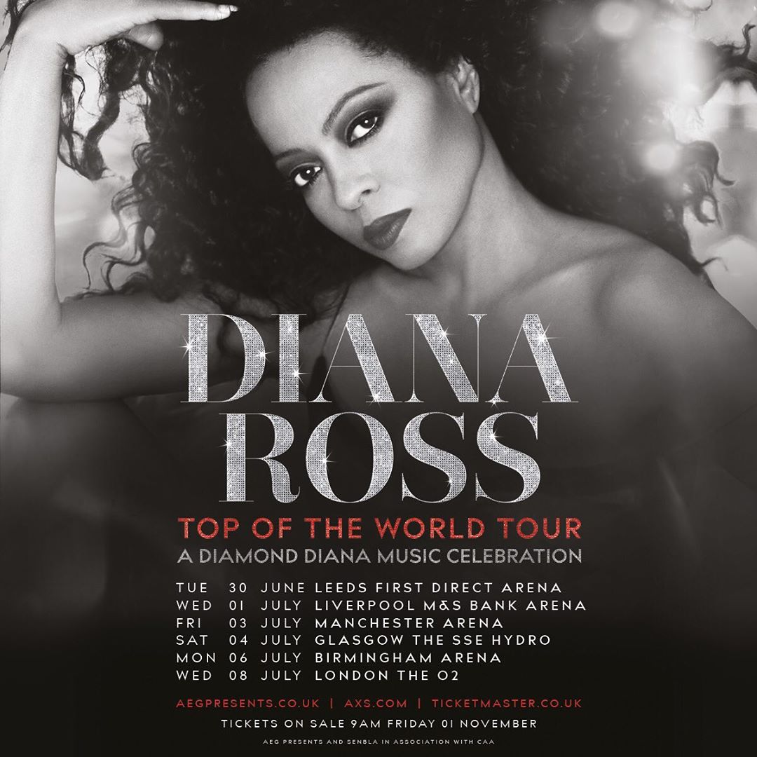 Diana Ross UK Tour 2025: Symphonic Celebration Dates And Venues Diana Ross UK Tour 2025: Symphonic Celebration Dates And Venues