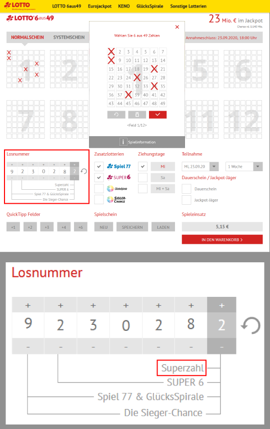 Die Lotto 6aus49 Gewinnzahlen Vom Mittwoch, Den 9. April 2025