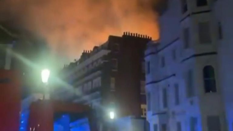 East London Blaze: 125 Firefighters At Peak Of Operation East London Blaze: 125 Firefighters At Peak Of Operation