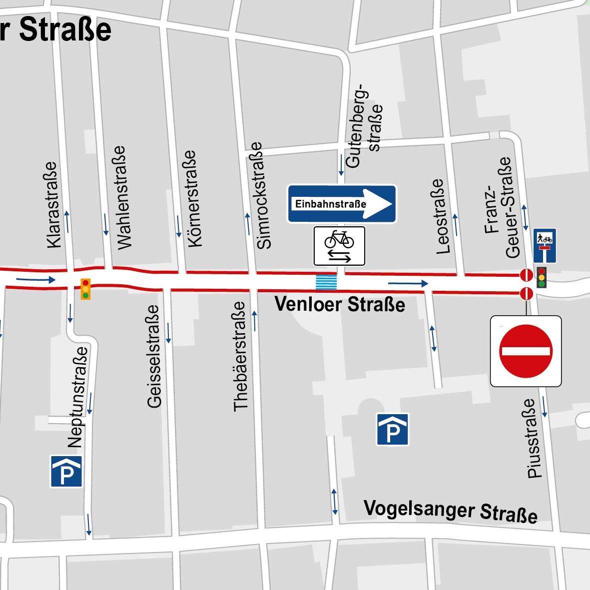 Einbahnstraße Venloer Straße: Pro Und Contra In Köln-Ehrenfeld Einbahnstraße Venloer Straße: Pro Und Contra In Köln-Ehrenfeld
