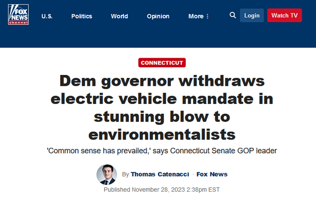 Electric Vehicle Mandate Opposition: Car Dealers Remain Unshakable