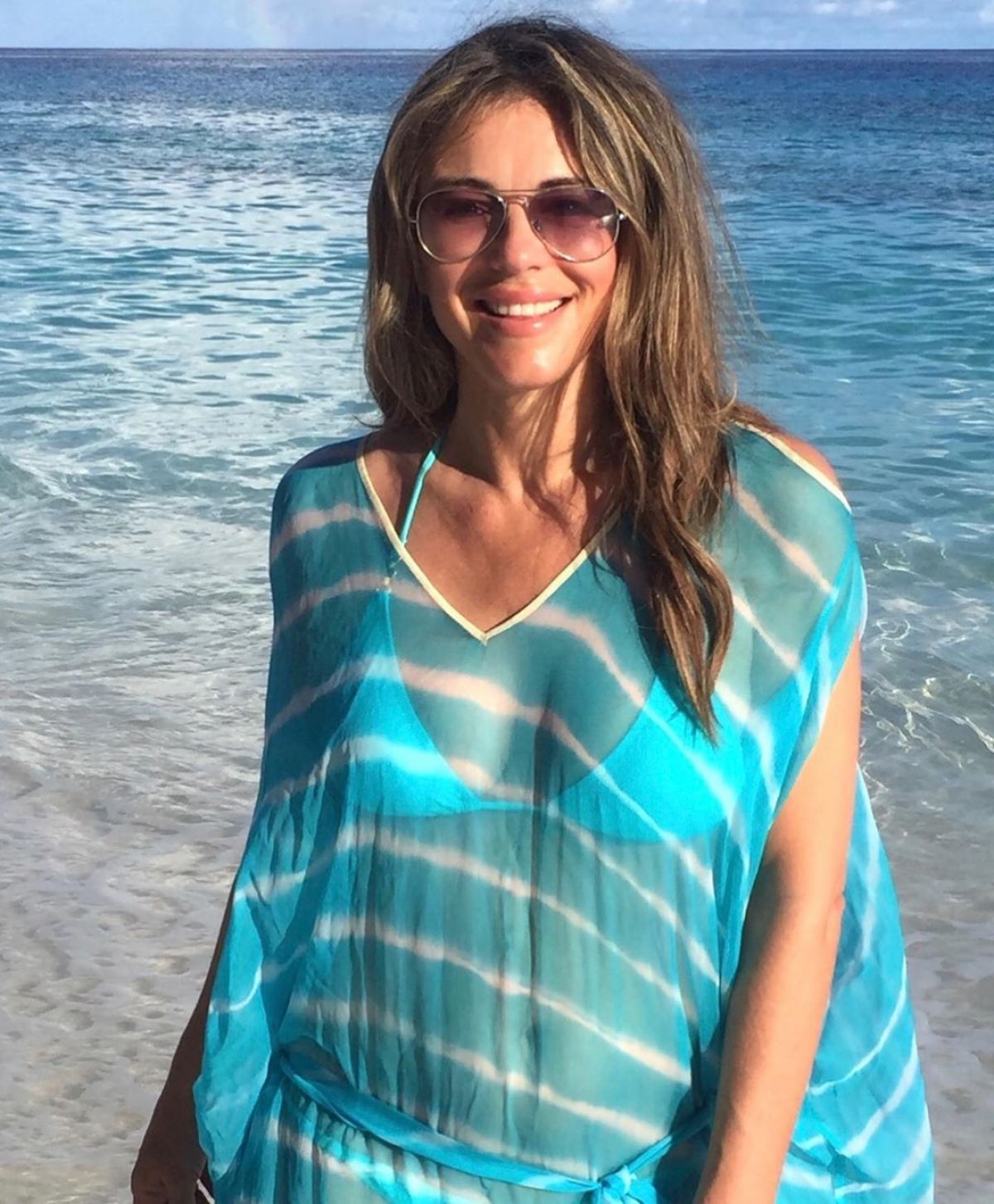 Elizabeth Hurley's Maldives Bikini Vacation: Photos And Highlights Elizabeth Hurley's Maldives Bikini Vacation: Photos And Highlights