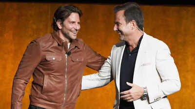 Exclusive Photos: Bradley Cooper Directing Will Arnett For Exclusive Photos: Bradley Cooper Directing Will Arnett For