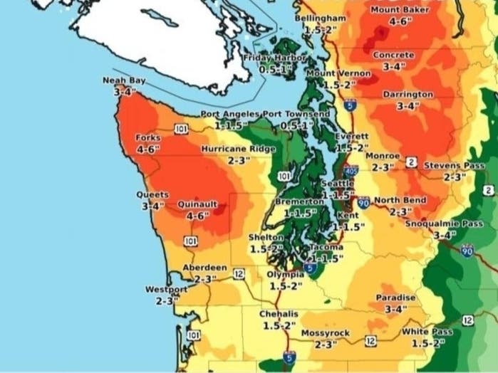 Extended Seattle Weather Forecast: Rain Dominates