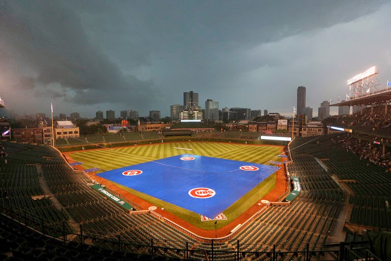 Fan Falls From Wrigley Field Wall During Cubs Game Fan Falls From Wrigley Field Wall During Cubs Game