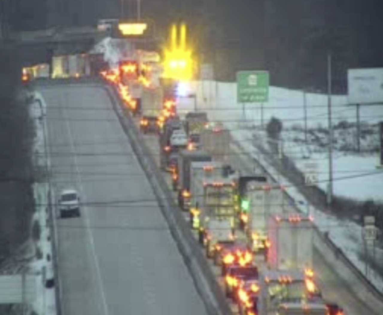 FedEx Truck Fire On Route 283 In Lancaster County, PA FedEx Truck Fire On Route 283 In Lancaster County, PA