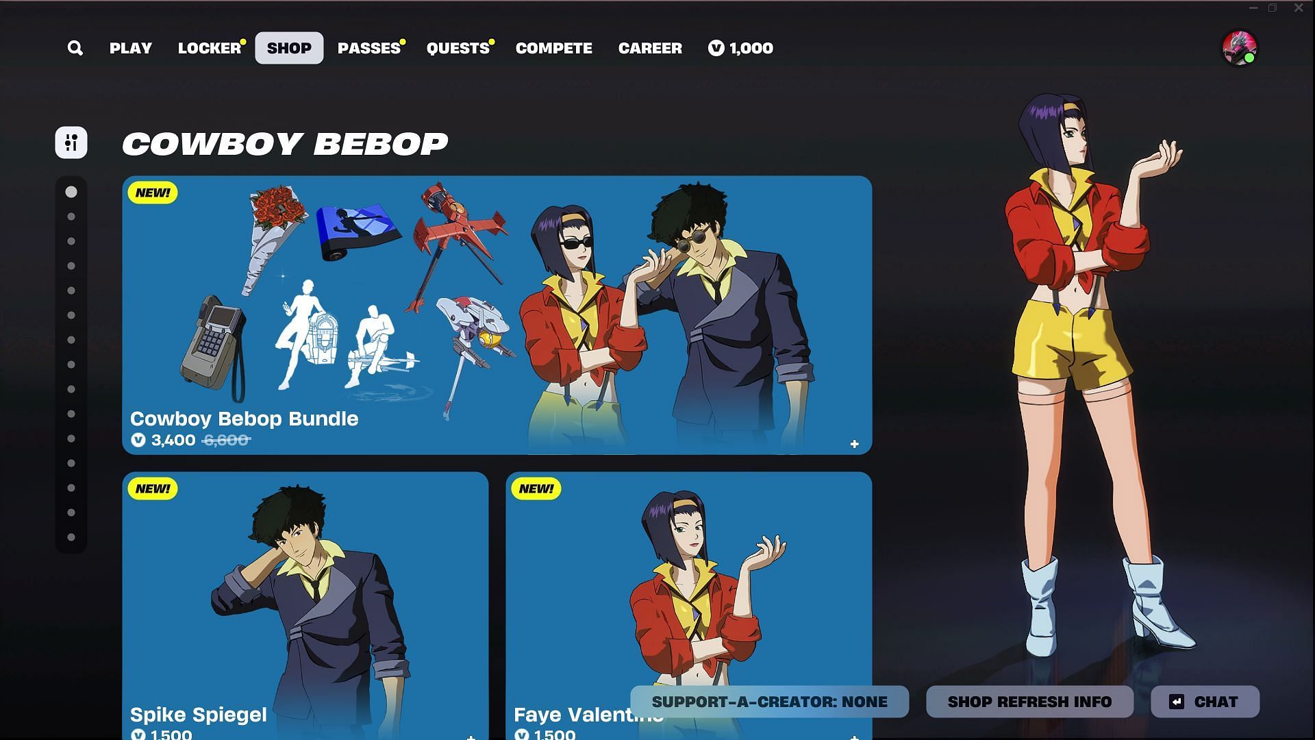 Fortnite Cowboy Bebop Skins And Items: A Guide To The Freebies Fortnite Cowboy Bebop Skins And Items: A Guide To The Freebies