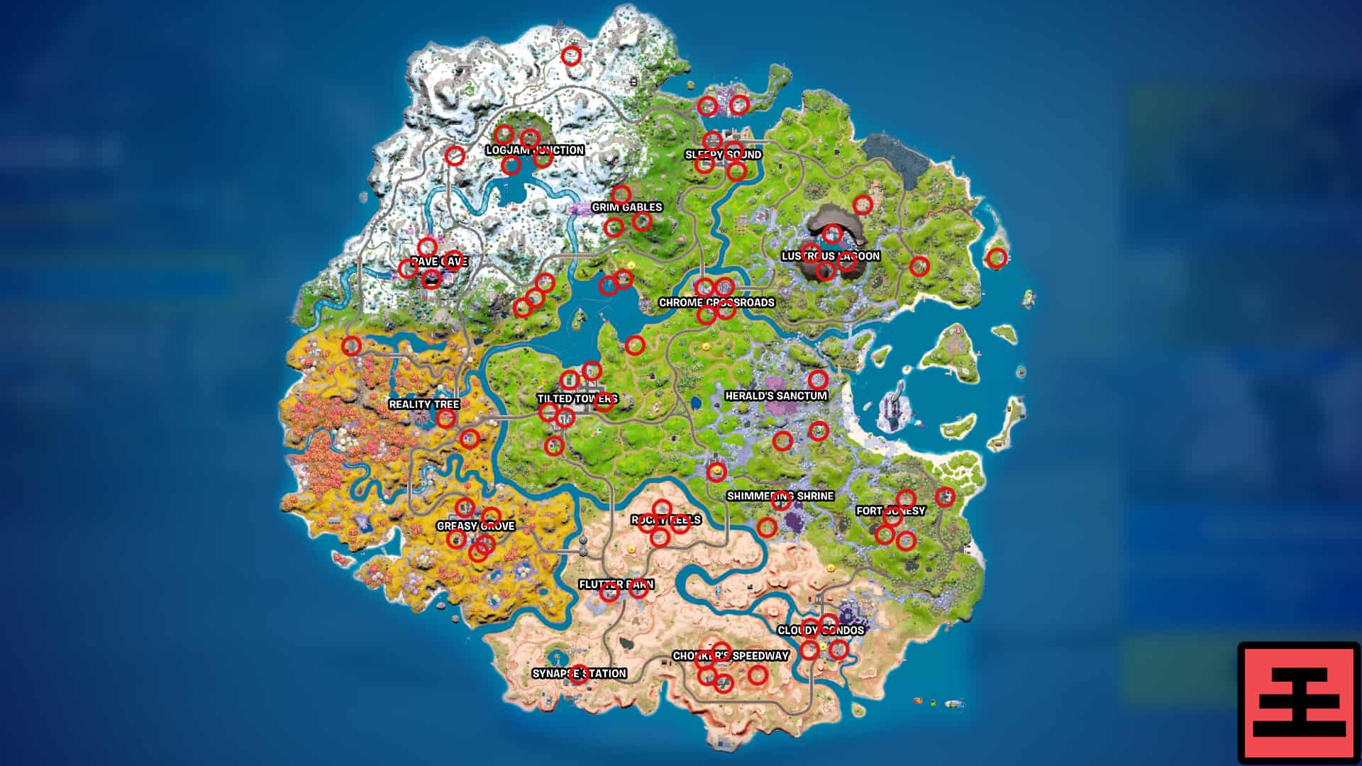 Fortnite Map Guide: Exploring Locations, Chests, And Resources Fortnite Map Guide: Exploring Locations, Chests, And Resources