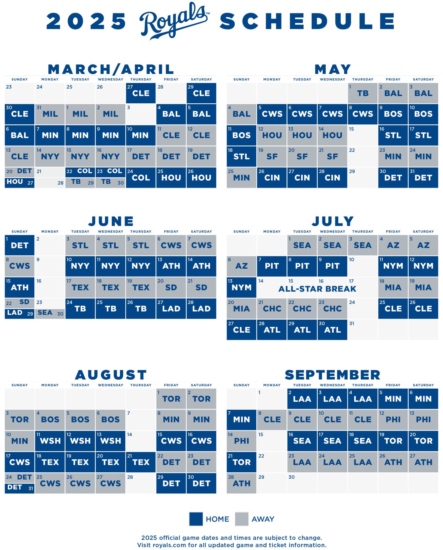 Full Kansas City Royals Game Schedule: KCTV5 & CBS Broadcast Details Full Kansas City Royals Game Schedule: KCTV5 & CBS Broadcast Details