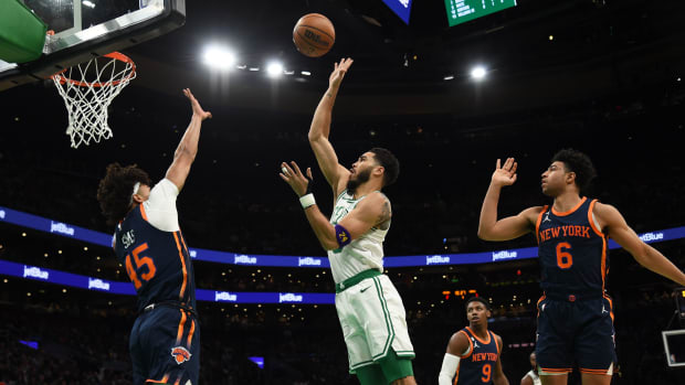 Game One: Knicks Shock Celtics With Overtime Win Game One: Knicks Shock Celtics With Overtime Win