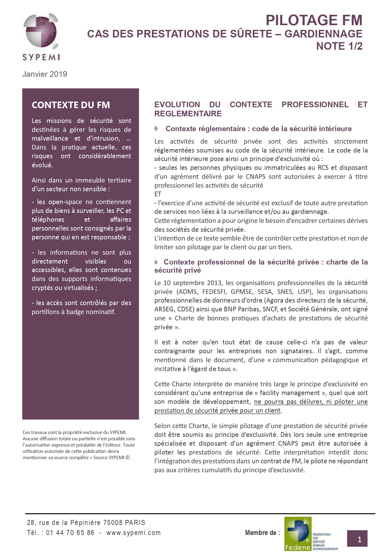 Gardiennage : Comment Exploiter Un Marché Famélique Gardiennage : Comment Exploiter Un Marché Famélique