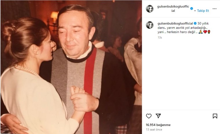 Gülşen Bubikoğlu, 50 Yıllık Eşini Türker İnanoğlu'nu Böyle Andı Gülşen Bubikoğlu, 50 Yıllık Eşini Türker İnanoğlu'nu Böyle Andı