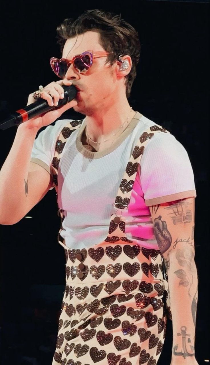 Harry Styles Sports A Retro Mustache In London Harry Styles Sports A Retro Mustache In London