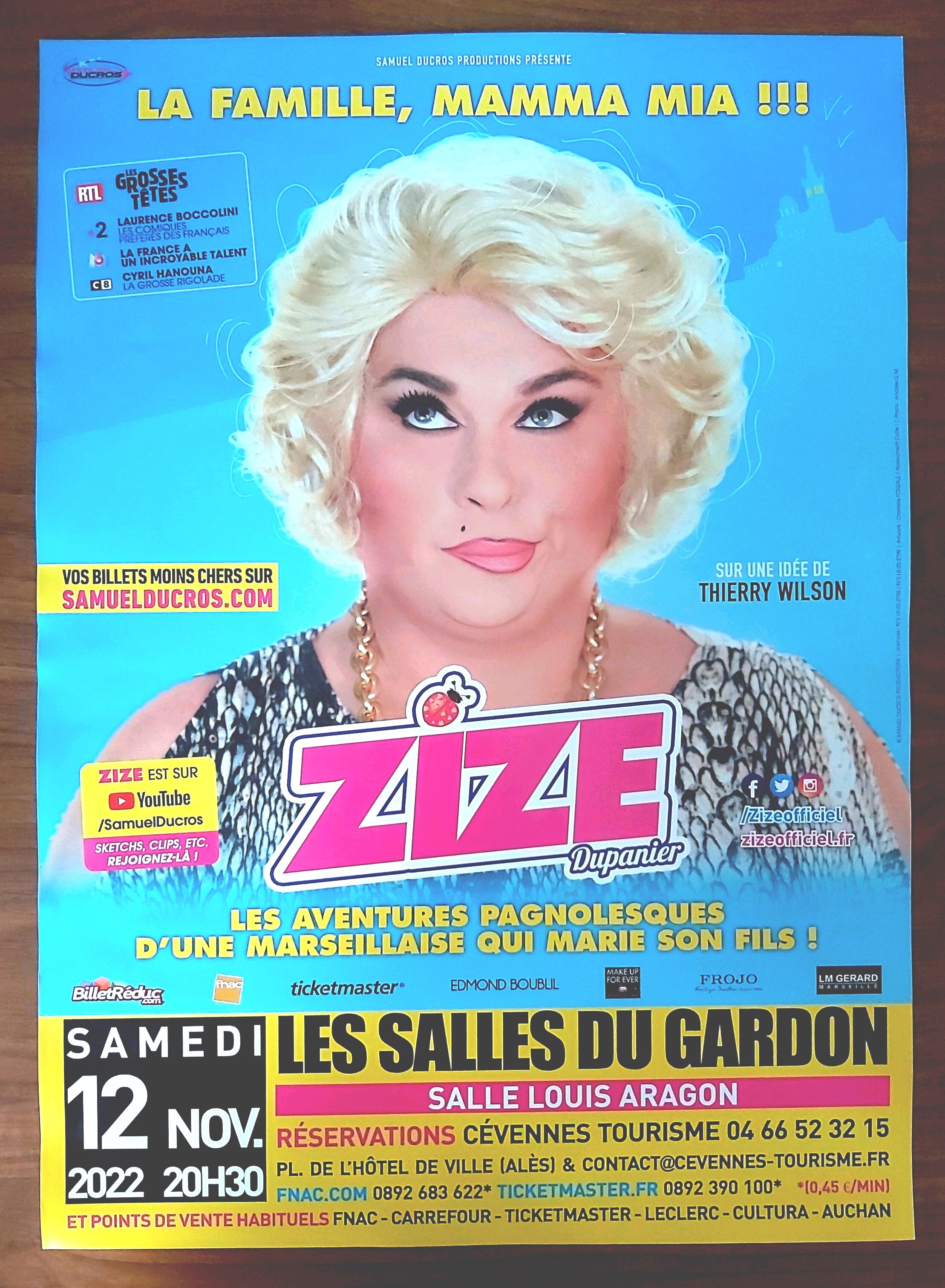 Humoriste Transformiste Zize En Spectacle À Graveson : 4 Avril - 100% Marseillais Humoriste Transformiste Zize En Spectacle À Graveson : 4 Avril - 100% Marseillais