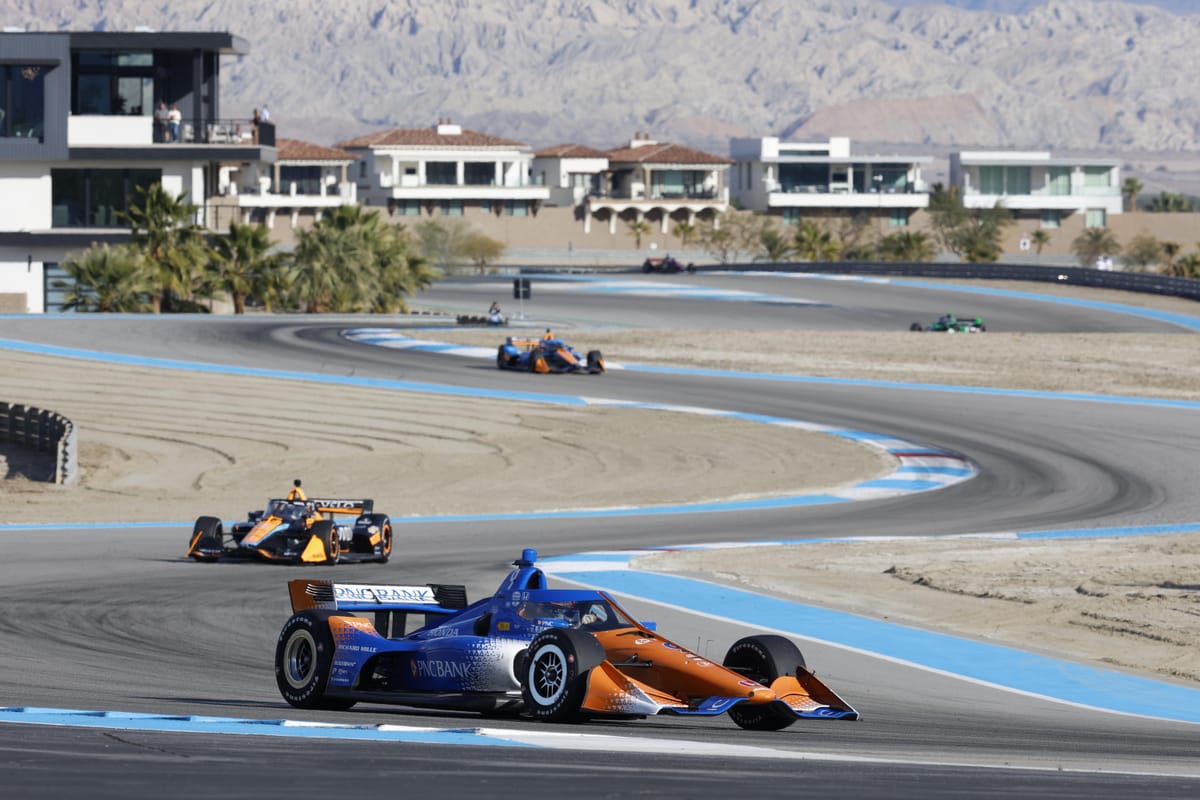 IndyCar Warm-up: Palou Fastest, Dixon Close Behind At Thermal Club IndyCar Warm-up: Palou Fastest, Dixon Close Behind At Thermal Club