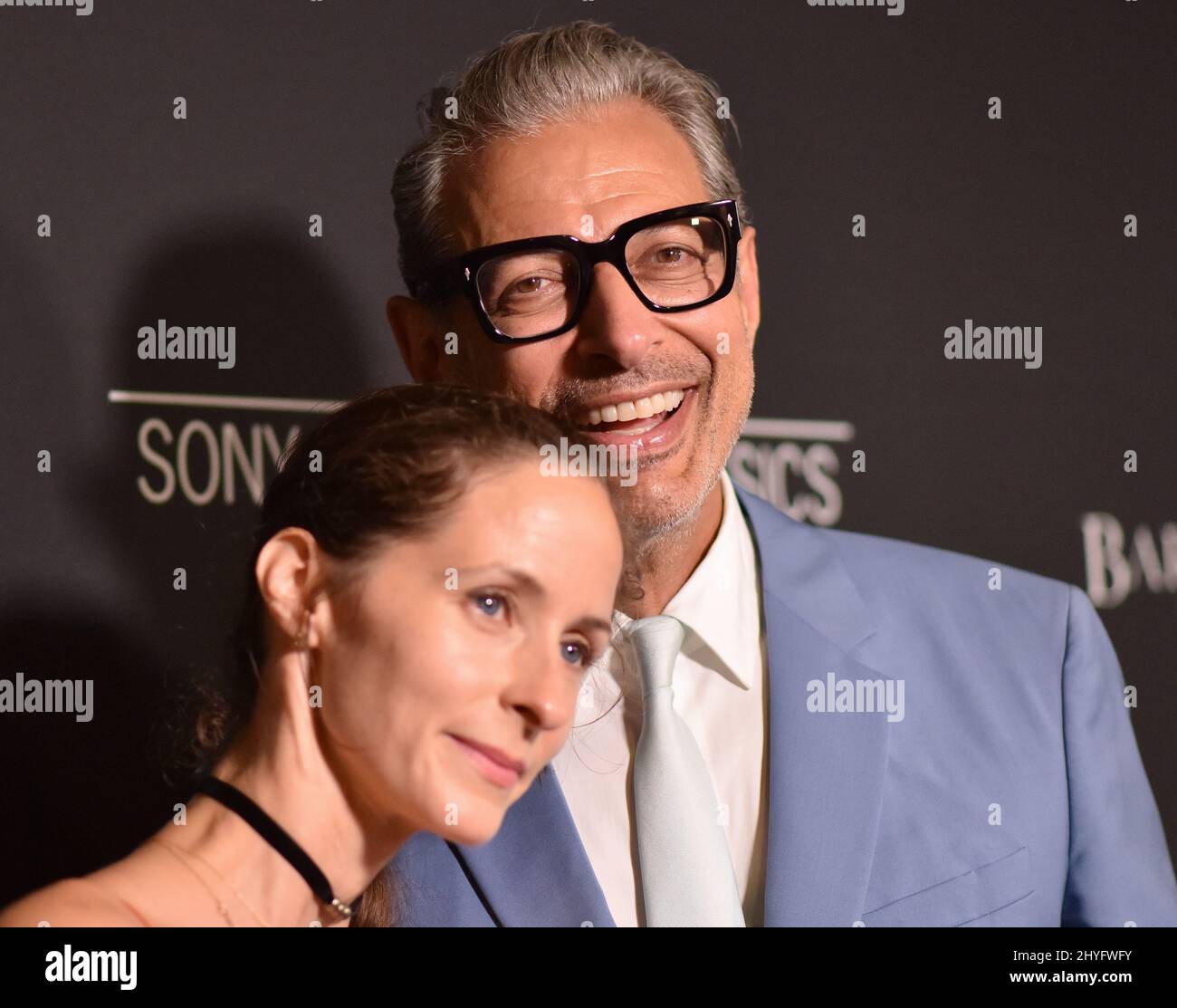 Jeff Goldblum And Emilie Livingston's Sons Attend Football Match Jeff Goldblum And Emilie Livingston's Sons Attend Football Match