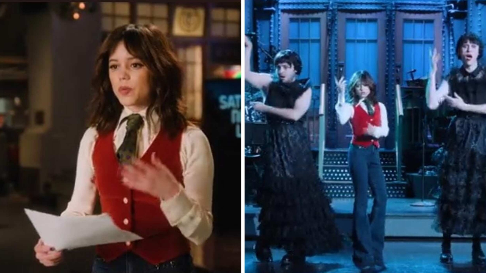 Jenna Ortega At SNL 50: A Viral Moment Thanks To Sabrina Carpenter Jenna Ortega At SNL 50: A Viral Moment Thanks To Sabrina Carpenter