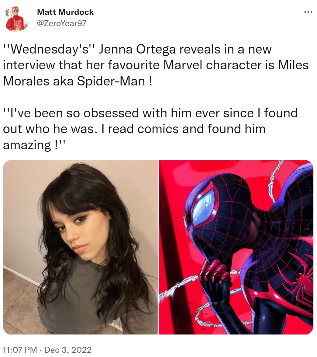 Jenna Ortega: Moving On From Her Marvel Past Jenna Ortega: Moving On From Her Marvel Past