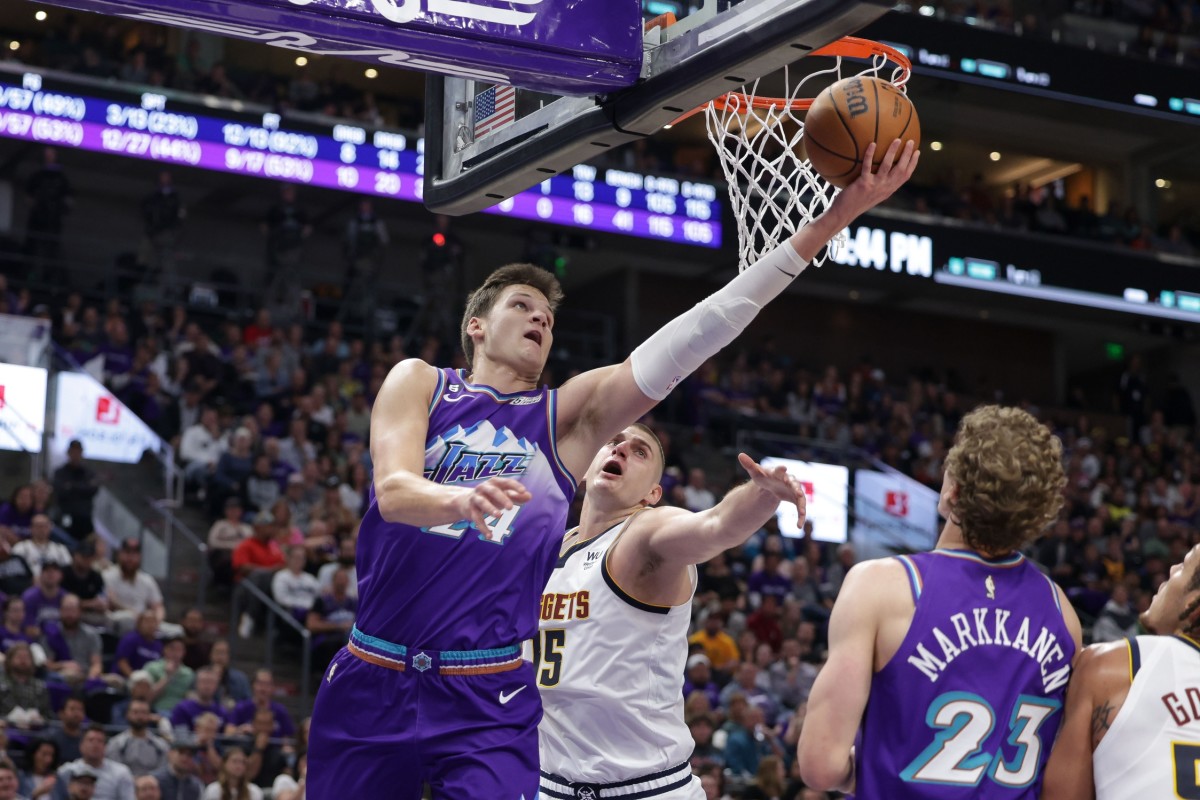 Jokic's Incredible One-Handed Flick Leads Nuggets To Victory Against Jazz Jokic's Incredible One-Handed Flick Leads Nuggets To Victory Against Jazz