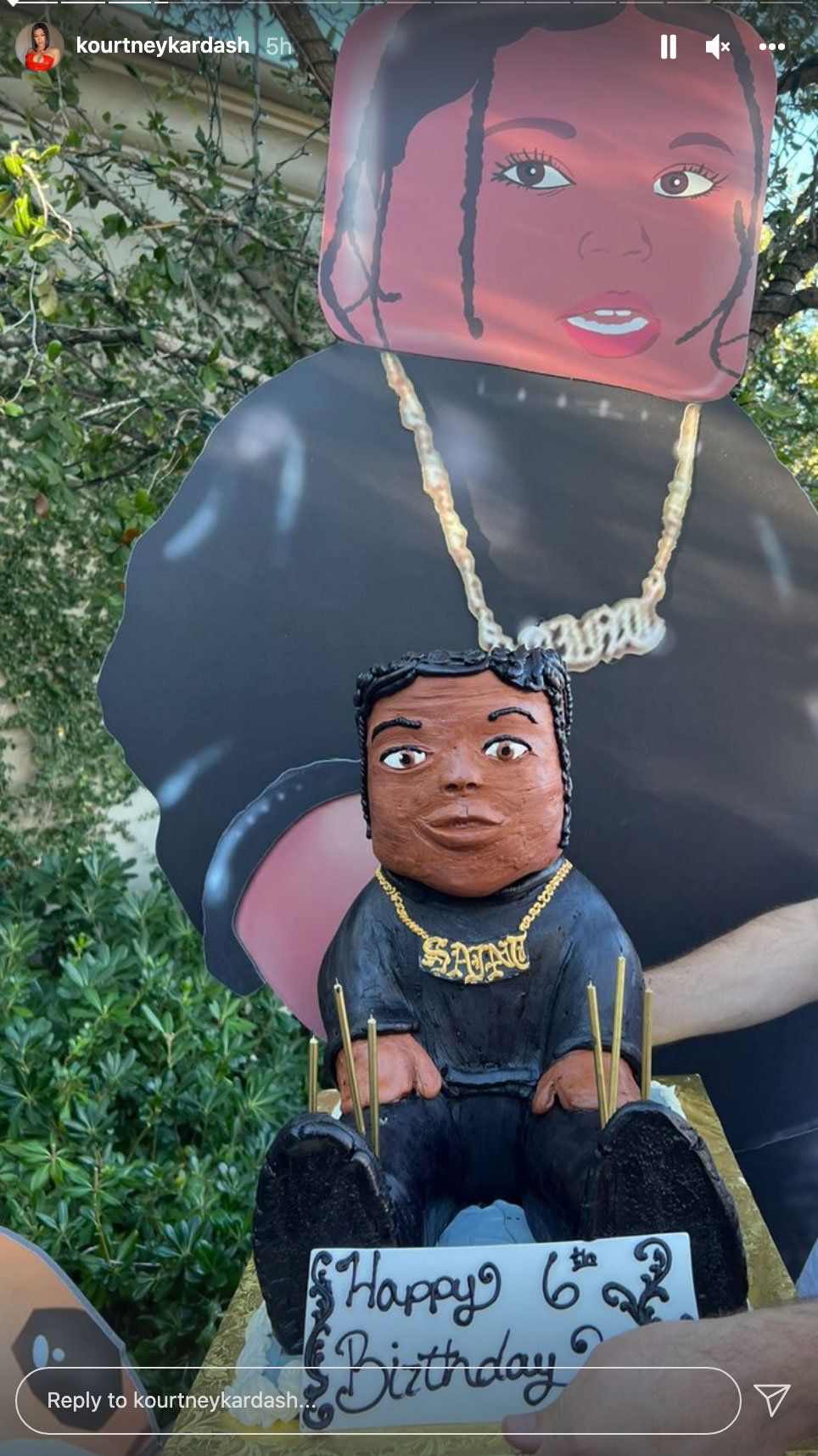Kim Kardashian Shares Photos From Psalm West's 6th Birthday Party