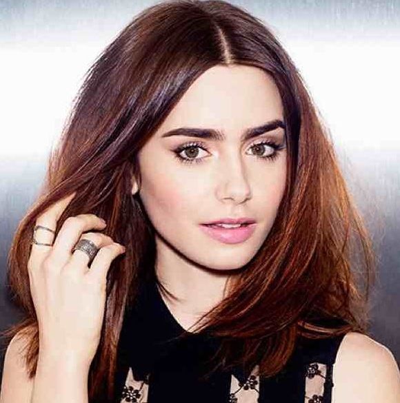 Lily Collins' Effortless Style: Bob, Brows, And Nude Lip Makeup Lily Collins' Effortless Style: Bob, Brows, And Nude Lip Makeup