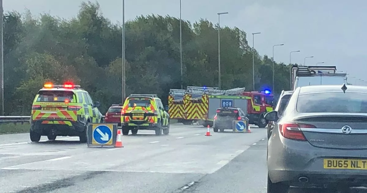 Live Updates: M6 Crash Causes Significant Delays For Drivers Live Updates: M6 Crash Causes Significant Delays For Drivers