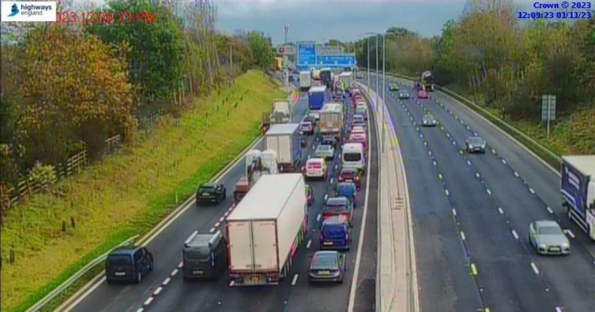 Long Queues On M56 Due To Crash: Current Traffic Conditions Long Queues On M56 Due To Crash: Current Traffic Conditions